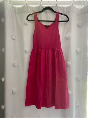 GAP Bright Pink T-Shirt Dress